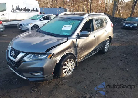 2017 Nissan Rogue Sv z USA, uszkodzony, nr VIN 5N1AT2MV6HC761456